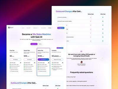 Designing Clarity: Pricing Page ai platform ai website pricing pricing page product design saas ui design uiux design ux design website design