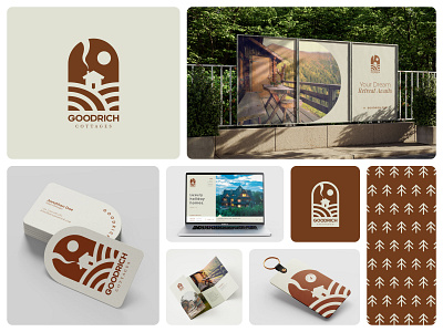 Goodrich Branding booking website brand design brand designer brand guidelines brand identity branding brochure design business cards logo logo design logo designer luxury logo minimalistic logo modern logo professional logo simple logo stationery design web design website website design