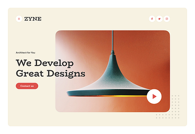Architecture Company Landing Page landing page ui