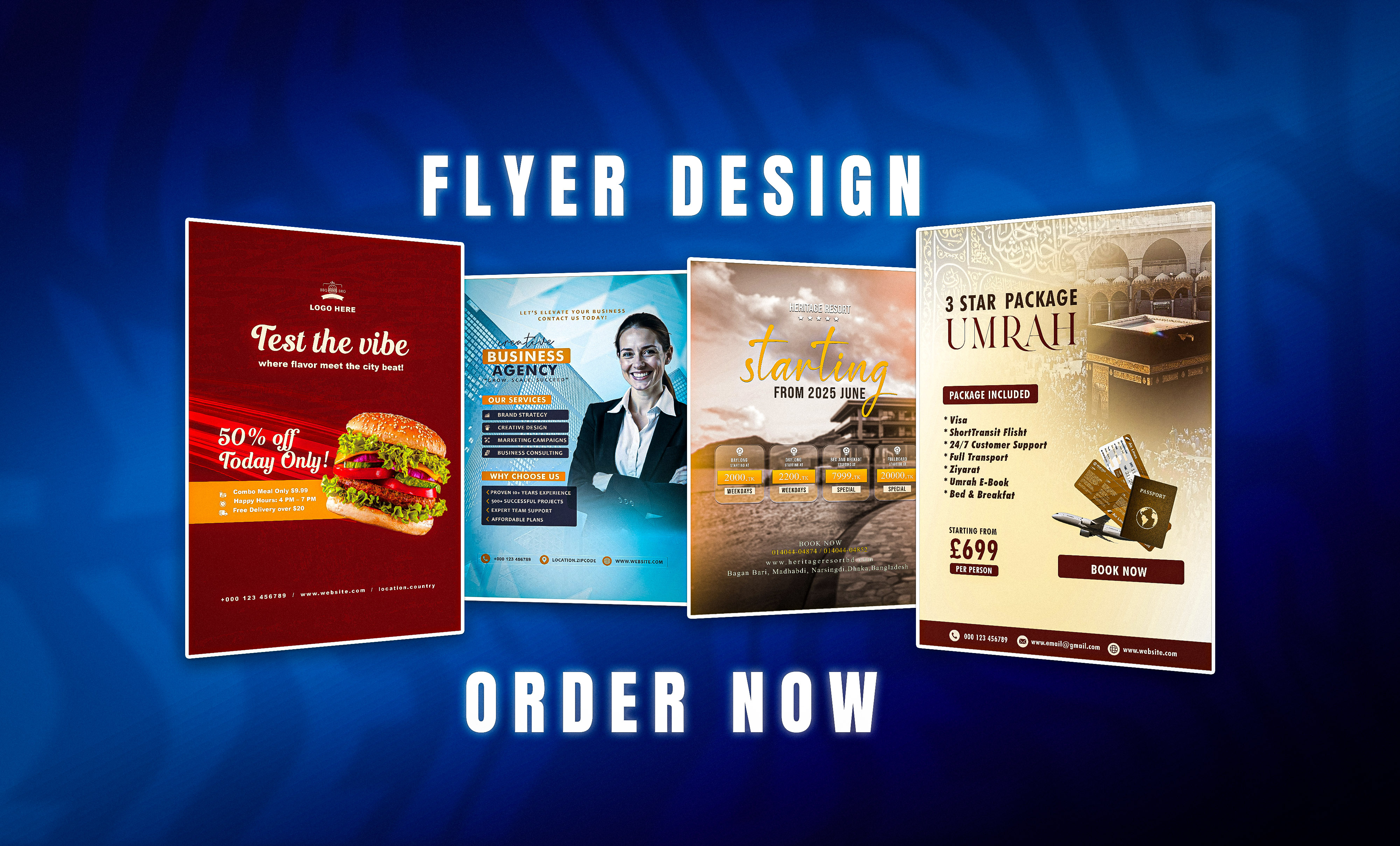 Example of Design Elegant Flyers