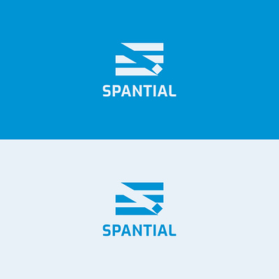 Spantial Logo. brand brand logo brand logos branding brands business business logo company logo design graphic design logo logo design logo designs logos technology technology brand technology logo