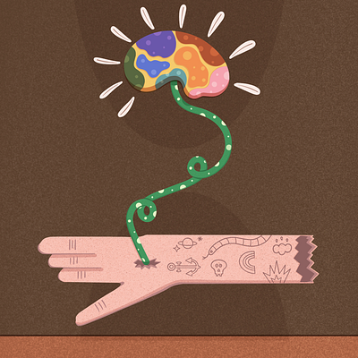 Available Over ArtGrab albumart artwork brain cartel design digitalart editorial illustration lovesong mentalhealt music musiccover poster postermusic sadsong single singlecover song