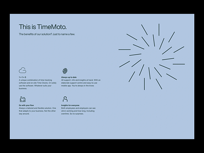 Time Tracking Interface Design business software clean interface content structure flat icons functional ui intuitive ui layout layout clarity minimal design product landing productivity tool responsive layout simple layout software interface time management time tracking ui layout ux design web application