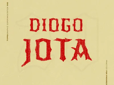 Typographic Experimentation - 008 design designer graphic design graphic designer letter art modern art out of the box portugal practice think different typo typographic typography