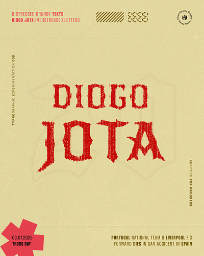 Typographic Experimentation - 008 design designer graphic design graphic designer letter art modern art out of the box portugal practice think different typo typographic typography