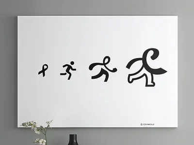 Evolution of a Logo branding brandmark charity drawing human identity identity design illustration letter c logo logo design logos minimalist monogram non profit print race ribbon sketch