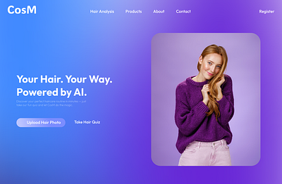 CosM Website branding front end developer graphic design illustration ui ui design ux design web design