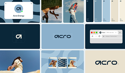 Acro Energy bold brand branding design ecobranding energy future graphic design green identity logo minimallogo purposedrivendesign renewableenergy sustainable typography