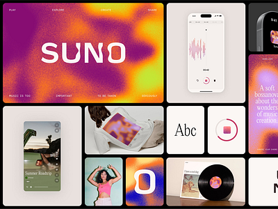 Vibrant Music Experience Interface app design brand system creative ux digital product experience interface interactive elements mobile interface modern ui music app music player product concept seamless interaction sound interface typographic balance ui design ui exploration user experience user journey ux design visual identity