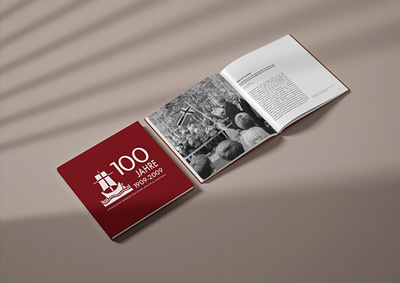 Jubileumsbok for Den Tyske Menighet i Oslo bokdesign print