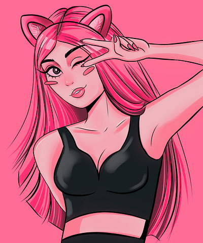 Pink girl