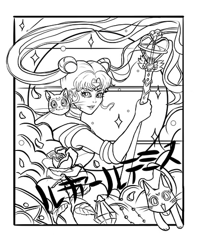 Sailor Moon sketch