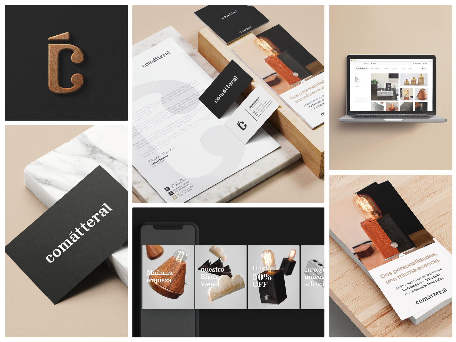 Comatteral - Logo & Identity System for Product Design Studio branding design graphic design identity system logo