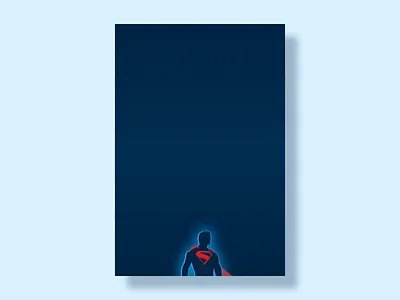 SUPERMAN - Poster Design 3d branding design designer graphic design illustration logo motion design superman typography vector