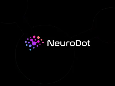 NeuronDot / Brain Logo abstract brain logo brain ai logo brain logo brain tech logo branding business logo company logo corporate creative logo design gradient logo illustration logo design minimal logo minimalist logo modern logo neuron logo tech logo