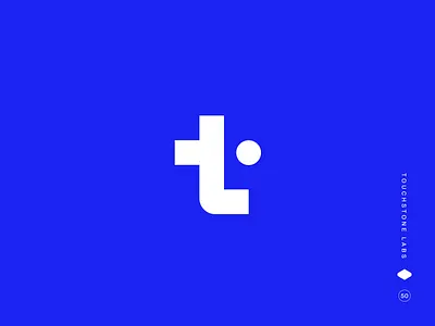 Touchstone Labs abstract logo abstract portrait bold identity clever lettermark creative monogram custom t logo experimental type face inspired logo face symbol facial logo mark facial mark geometric character human centered design human symbol innovation branding letter t logo tech for humans type based logo user first branding ux inspired