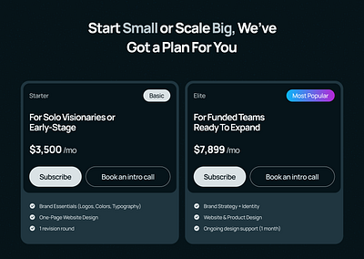 Plans and Pricing figma plans pricing product designer ui ui design ux design web design