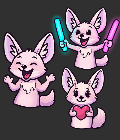 Fennec Fox Stickers