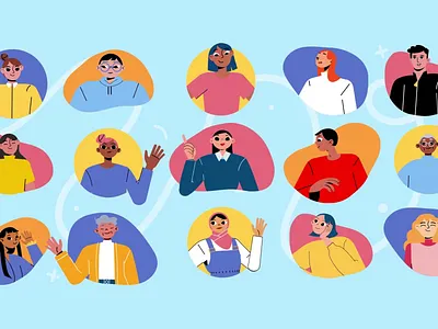 IGA Nephropathy Foundation’s 2d animation animation character desing group iga meet motion graphics people video conference