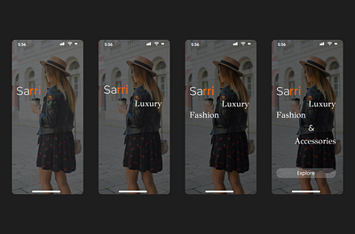 Sarri Onboarding screen logo onboarding screen ui