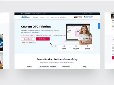 Landing page \ Home page UI&UX Design e commerce home page landing ui ux web