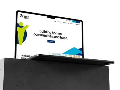 Local Habitat for Humanity Website nonprofit website nonprofit website design web design website design