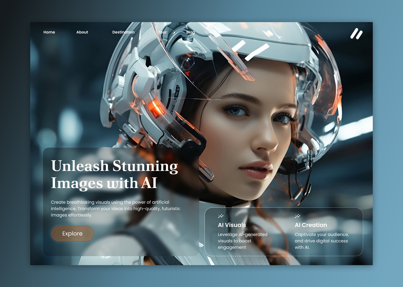 AI-Driven Visual Brilliance🤖 ai best designer developer ui uiux ux web design