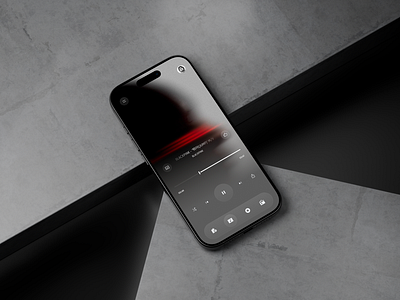 Music App UI app dark icon mobile app modern music music ui player streaming