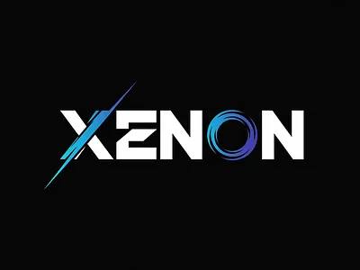 Futuristic Tech Logo Design for 'XENON' Bold Brand Identity brand identity branding design graphic design illustration logo logo design motion graphics typography ui ux vector