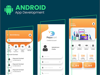 Money Transfer Mobile App UI UX Design branding graphic design ui