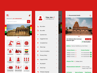 World Temple Search And Listing App UI Design branding graphic design logo motion graphics ui