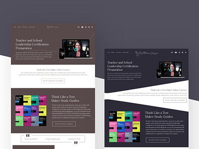 E - Learning Website UI Design branding graphic design logo ui