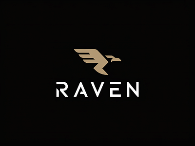 Luxury Tech Logo Design for Raven Minimal Modern Wordmark logo branding design graphic design illustration logo logo design typography ui ux vector