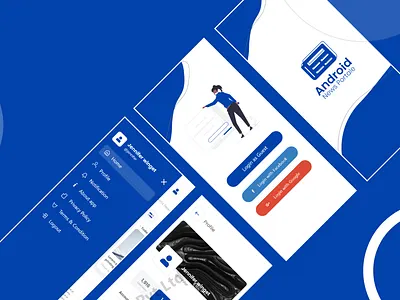 Online News App UI Design branding graphic design logo motion graphics ui