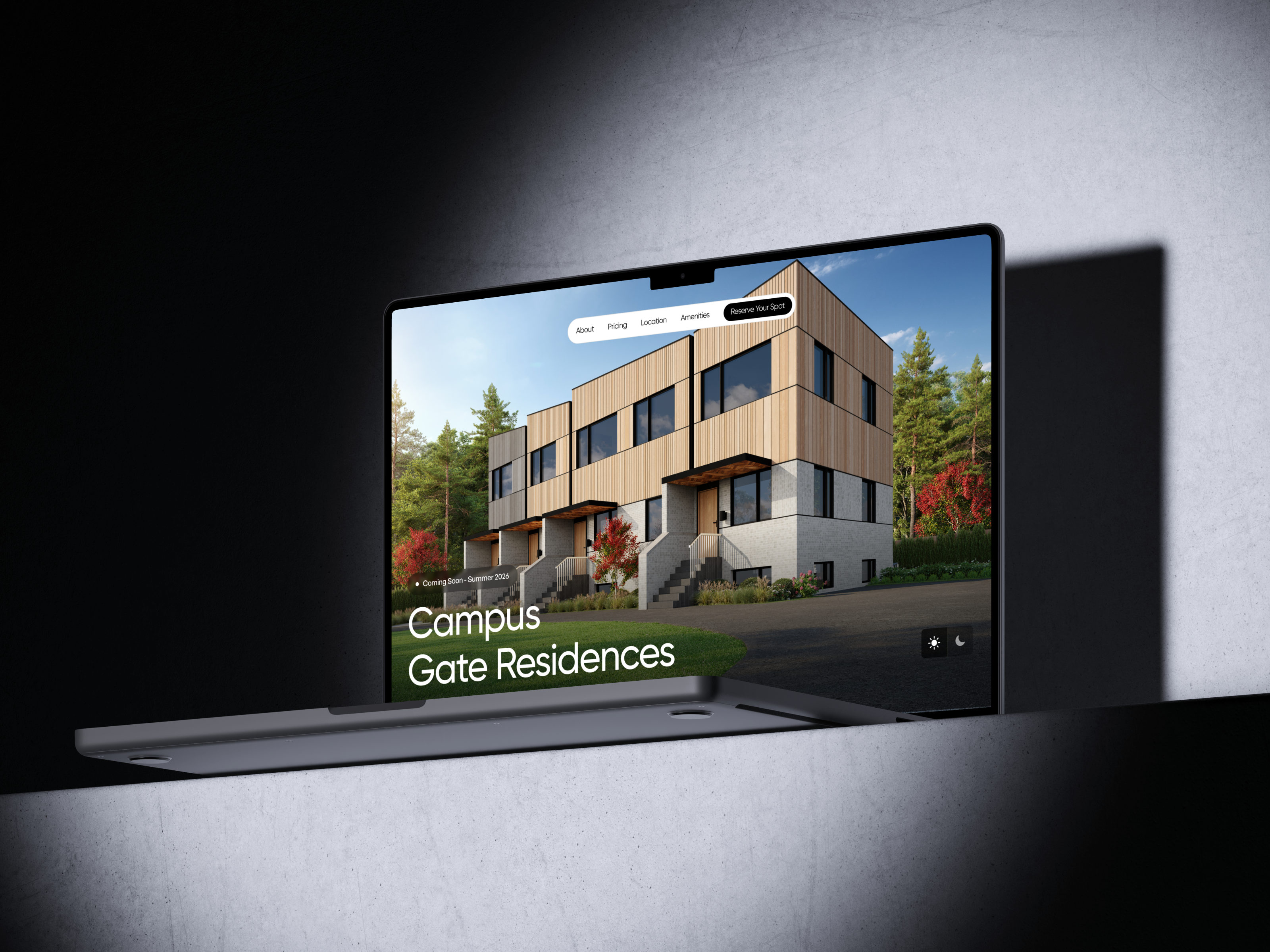 Campus Gate - Landingpage UI UX Design academic branding campus corporate education estateagency homepage landingpage property real estate agency realstate school students ui uidesign uiux university uxdesign webdesign websitedesign