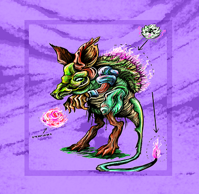 poisonous jerboa concept art graphic design illustration jerboa