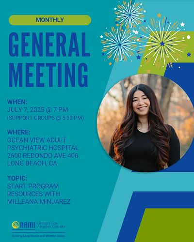 General Meeting Post community instagram speaker