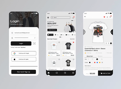👕 Fashion Fit – Mobile Shopping App android app design appdesign clothingapp ecommerceapp fashion mobile app figmadesign ios app design mobile app design mobile interface design mobileappu mobileui moderndesign shoppingapp styleapp tshirtdesign ui ui design uiuxdesign ux ux design
