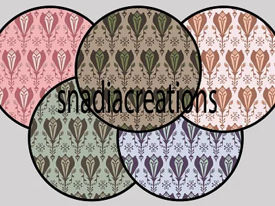 Floral Deco bold design elegant fabric designer floral deco geometric home decor interior design minimalist modern scandinavian seamless pattern stylized flowers textile pattern designer vector wallpaper design