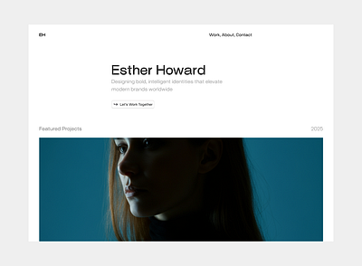 Portfolio Layout design graphic design layout minimalist portfolio ui ui design