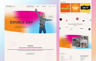 Commerce & Community Hub Web Design about us clean design commerce community portal desktop design events portal figma interaction design mockup prototype ui uiux design user experience user interface ux vibrant colors web design website