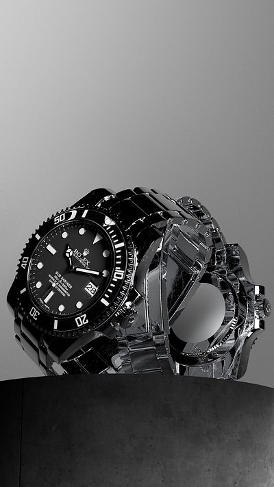 rolex product visualization render 3d blender branding cinema 4d design graphic design illustration octane redshift render rolex watch