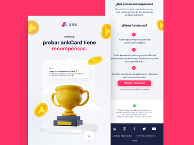 Rewards — Email marketing 3d branding graphic design