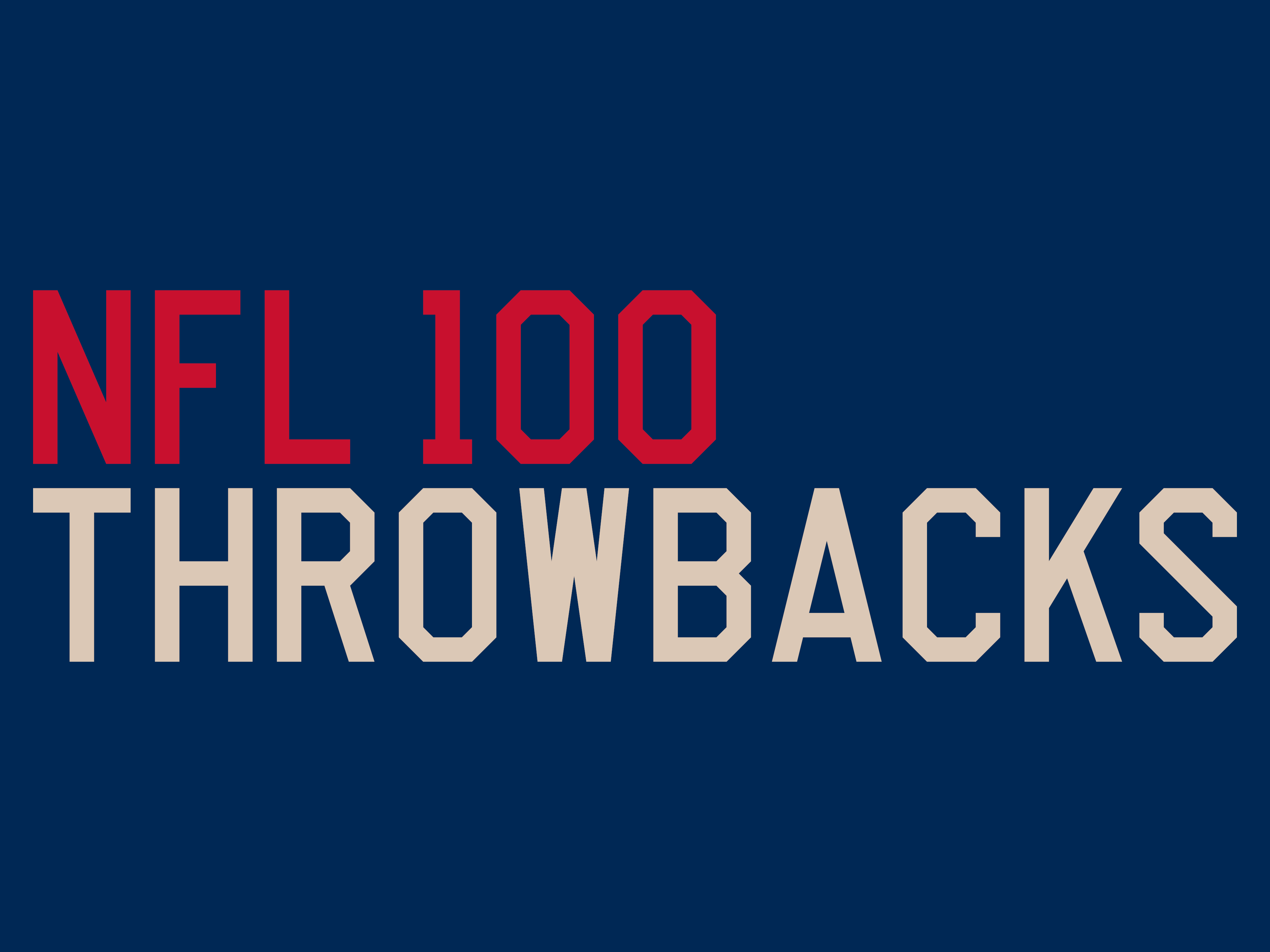 NFL 100 Throwbacks