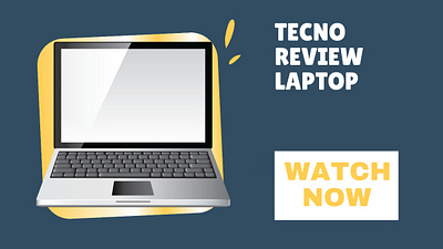 Laptop Review Video animation graphic designer laptop motion graphic review tecno thumbnail ui video watch now
