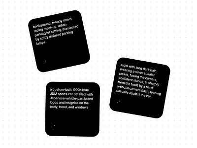 GenAI Collection: Selection to Image agent ai animation app concept desktop gen genai generative image interaction jitter minimal motion product design ui ux