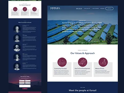 Solar Website 1 branding clean modern simple solar panel web design