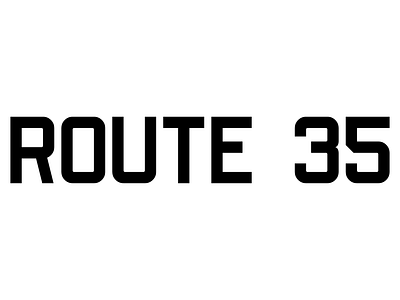 Route 35 font geometric graphic design lettering retro sans serif typeface typography vintage