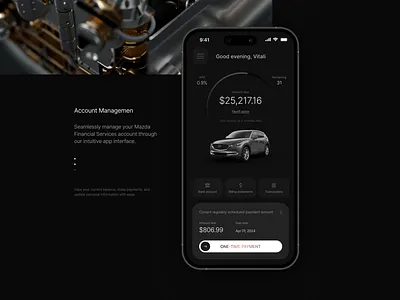 App Dashboard account app auto car cars dashboard mazda modern price