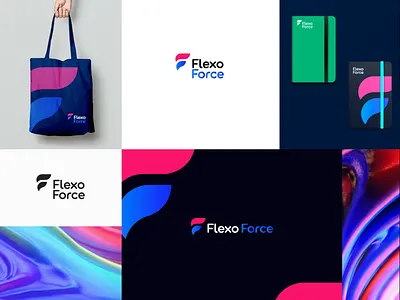 FLEXOFORSE LOGO DESIGN (branding) branding logo style